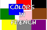 Colors in French
